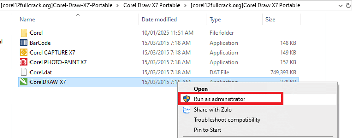 Cài đặt Corel X7 Full Crack