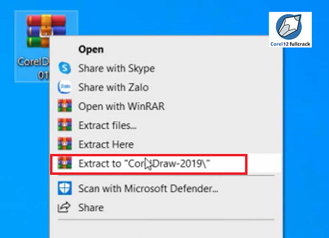 Giải nén Corel 2019 Full Crack