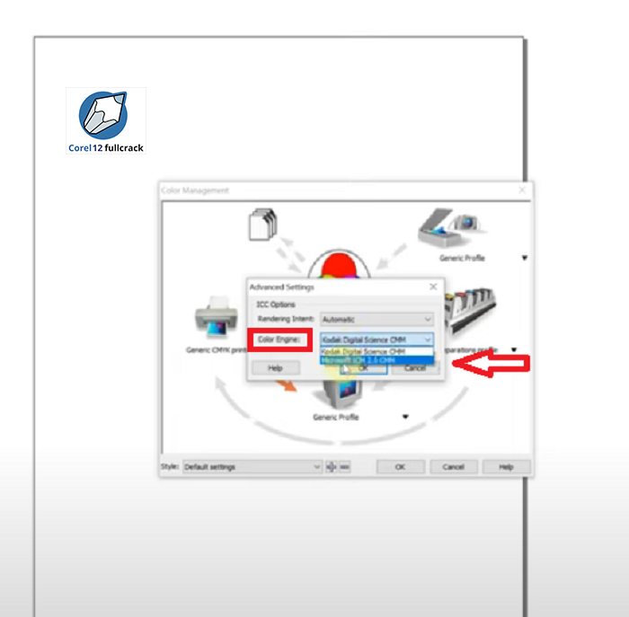 Thay đổi thông số Color Engine